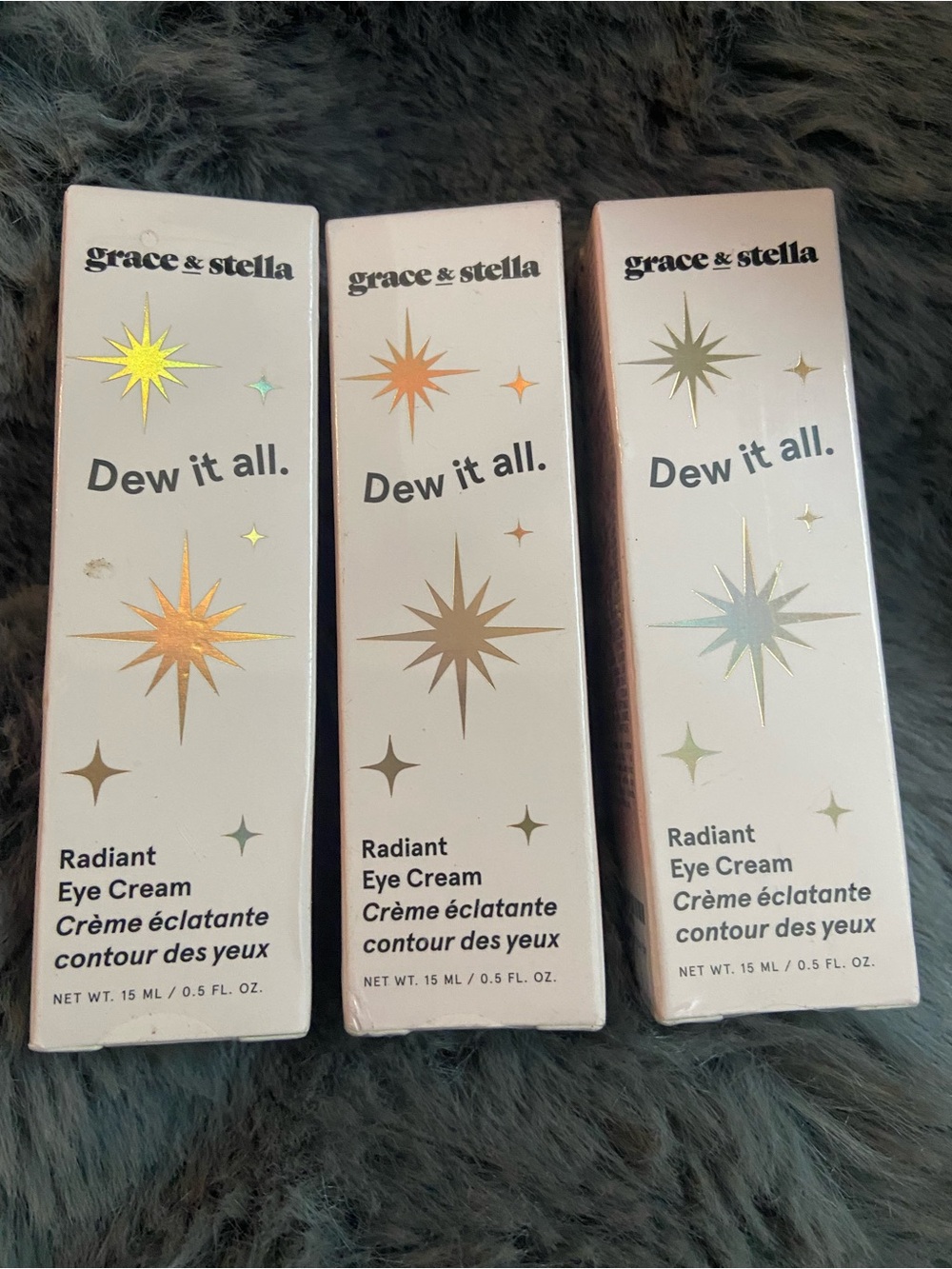 grace & stella Bundle Dew it all. Radiant Eye Cream New
